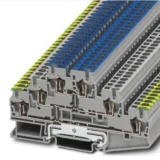 ST 2.5-PE/L/N - 3036084 - Spring Cage Ground - Phoenix Contact Terminal Block