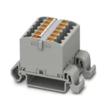PTFIX 12X2,5-NS35A GY - 3273154 - Phoenix Contact Push-In Distribution Block for DIN Rail Mounting
