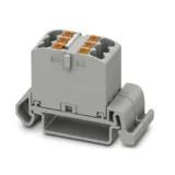 PTFIX 6X2,5-NS35A GY - 3273132 - Push-in Distribution Block For DIN Rail Mounting - Phoenix Contact