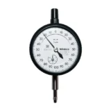 Mitutoyo Dial Gauge, Flat Back, ISO Type - Series 2 - Jeweled Bearing, 5mm, 0,001mm