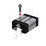 Narrow Tapped Hole - SSR-XV Block - THK