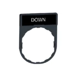 Harmony XB4 - legend holder 30 x 40 mm with legend 8 x 27 mm with marking down - Schneider Accessories