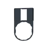 Harmony XB4 - legend holder 30 x 50 mm with legend 18 x 27 mm unmarked - Schneider Accessories