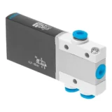 MHE2-MS1H-3/2G-QS-4 - Air Solenoid Valve - Festo Directional Control Valves