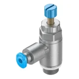 GRLA-1/8-QS-3-RS-D - One-Way Flow Control Valve - Festo Flow Control Valves