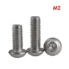 304 Button Head Hex Cap ScrewsM2