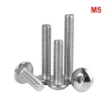 304 Hex Head Truss Screw, M5