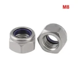 316 Stainless Steel Nylon Lock Nut M8