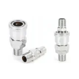 C-Type Self-Locking Trachea Spring Tube Quick Plug Connector / Air Compressor Connector