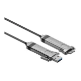 IDS USB 3.0, AOC, Active Cable, Straight, Micro-B, Screwable, 10 m