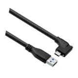 IDS USB 3 Standard Cable, Horizontal Angled, Screwable, 3 m
