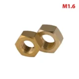 Copper Hex Nuts M1.6