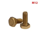 Copper Hex Bolts Fully Threaded M12