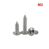 Round Head Tapping Screw Cross Pan Head M2