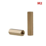 Double Pass Hex Copper Stud M2