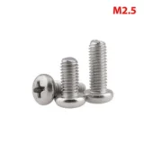 316 Cross Recessed Pan Head Screws M2.5 - 20pcs
