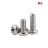 316 Cross Recessed Pan Head Screws M4