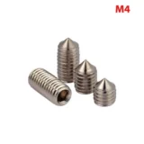 316 Hex Socket Set Screws/Cone Point M4