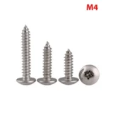 316 Cross Recessed Flat Head Tapping Screws M4
