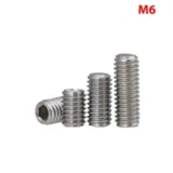 Set Screw with Flat End M6