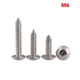 316 Cross Recessed Flat Head Tapping Screws M6