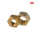 Copper Hex Nuts M8