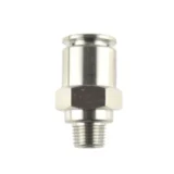 Air Pipe Quick Plug Pneumatic Connector 304 Stainless Steel Straight Through Thread PC8-02 / 03