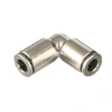 Trachea Quick-Insertion Right-Angle Connector Full Copper Nickel-Plated PV-4 / 6/8/10/12/14/16