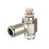 Trachea Quick Plug Connector 304 Stainless Steel Throttle Valve SL4 / 6/8 / 10-02 / 03/04